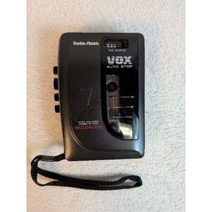 Radio Shack CTR-89 VOX Auto Stop Cassette Tape Voice Activated Recorder